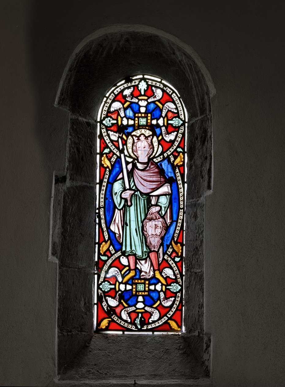 ديفيد برأس جالوت ، 1849 (زجاج ملون) بواسطة Augustus Welby Northmore Pugin