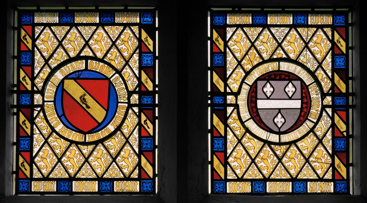 نافذة غرفة الطعام ، 1844 (زجاج ملون) بواسطة Augustus Welby Northmore Pugin