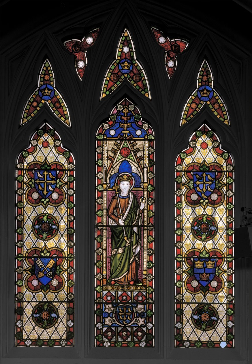 إدوارد المعترف ، 1846 (زجاج ملون) بواسطة Augustus Welby Northmore Pugin