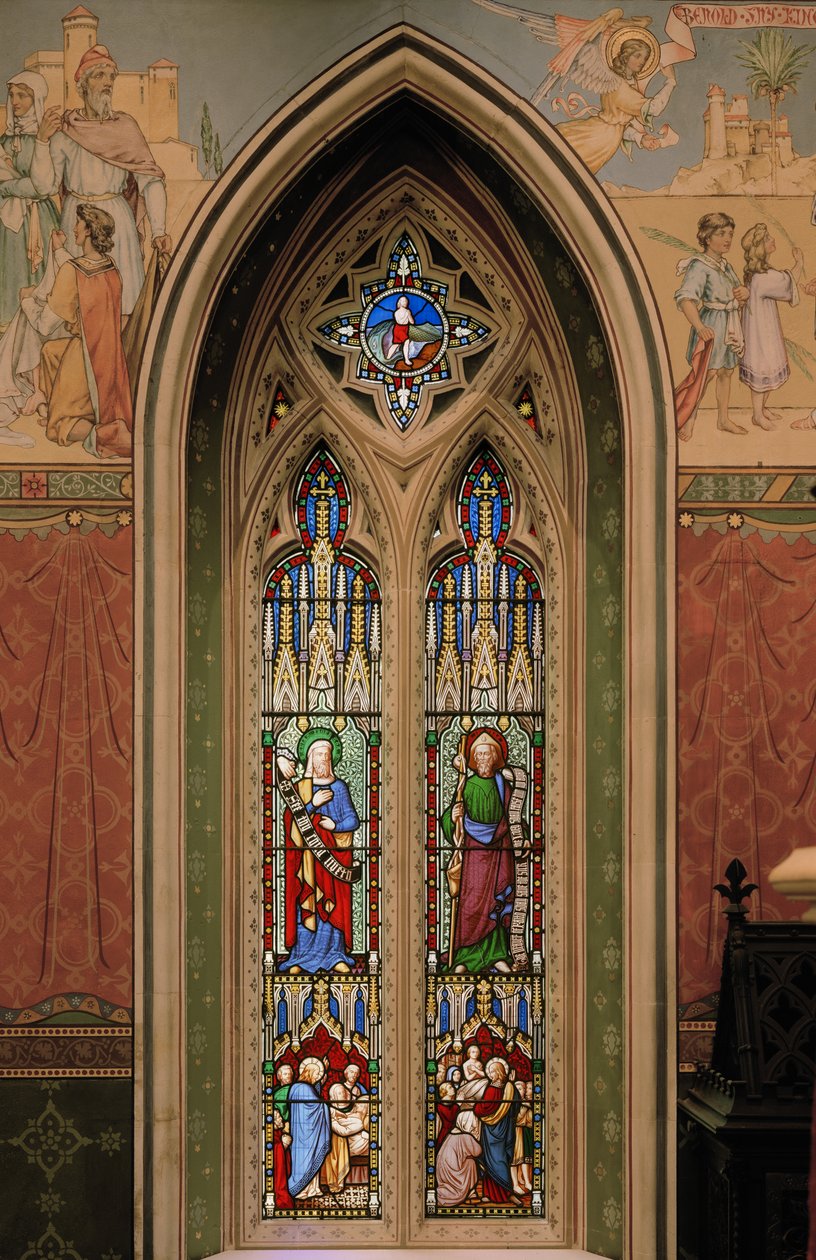 إيليا ، سانت جيمس العظيم ، يونان والحوت ، 1850-1852 (زجاج ملون) بواسطة Augustus Welby Northmore Pugin