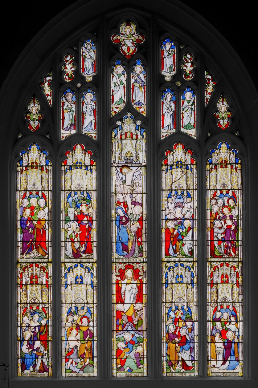 الأحداث في حياة المسيح ، 1851 (زجاج ملون) بواسطة Augustus Welby Northmore Pugin