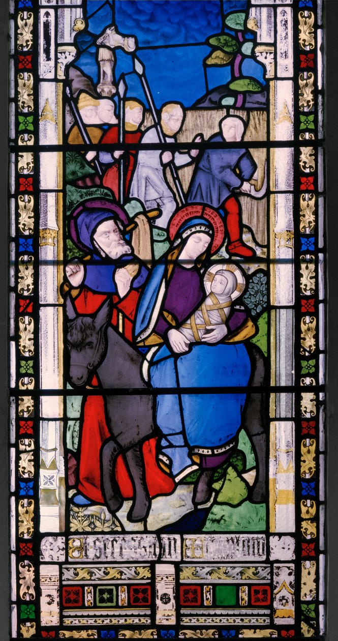 رحلة إلى مصر ، التفاصيل ، 1853 (زجاج ملون) بواسطة Augustus Welby Northmore Pugin