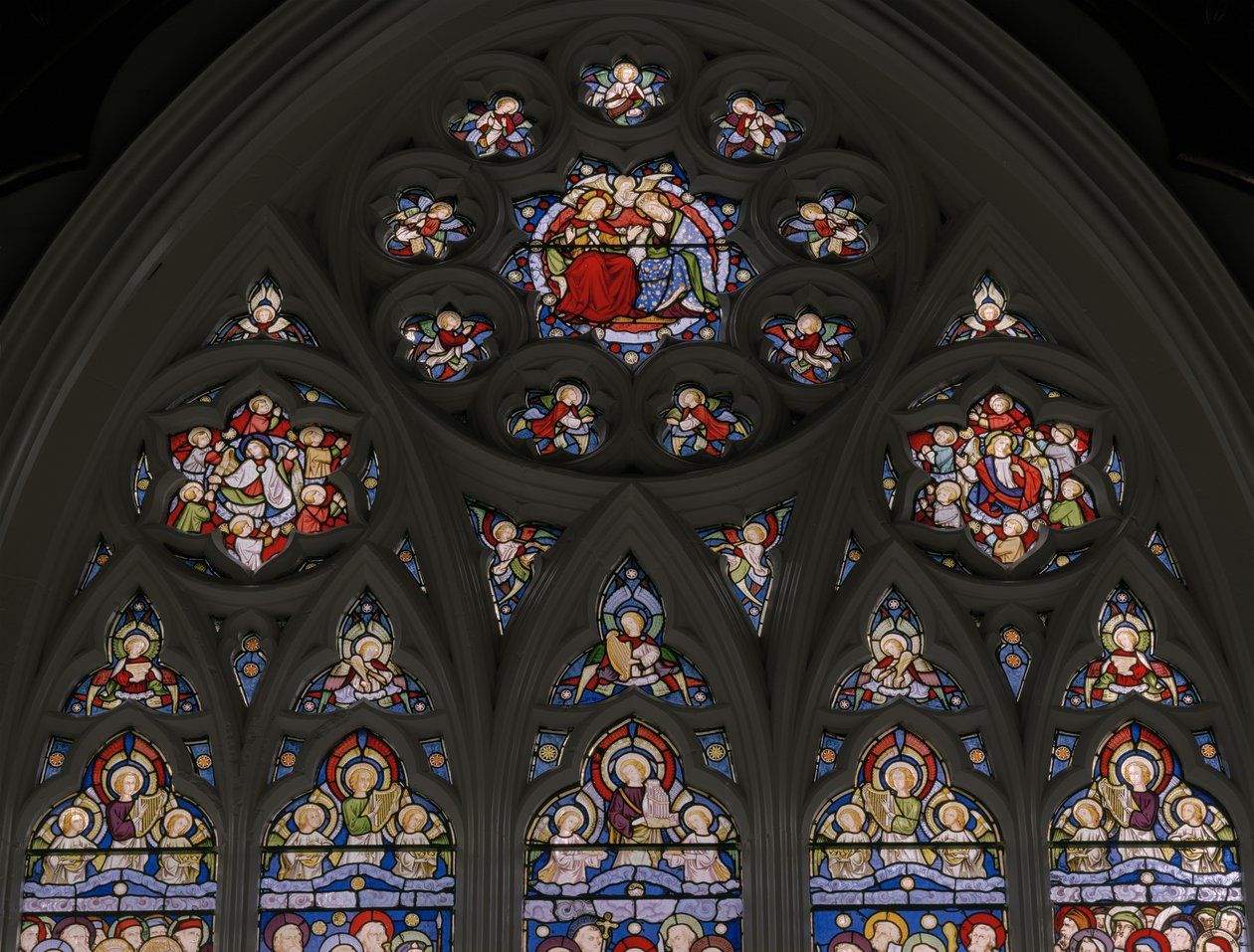 القدس السماوية ، التفاصيل ، ١٨٤٩ بواسطة Augustus Welby Northmore Pugin