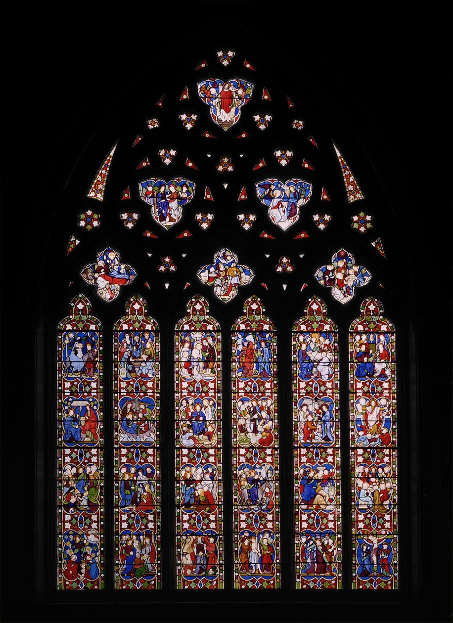 حياة المسيح ، 1850 (زجاج ملون) بواسطة Augustus Welby Northmore Pugin