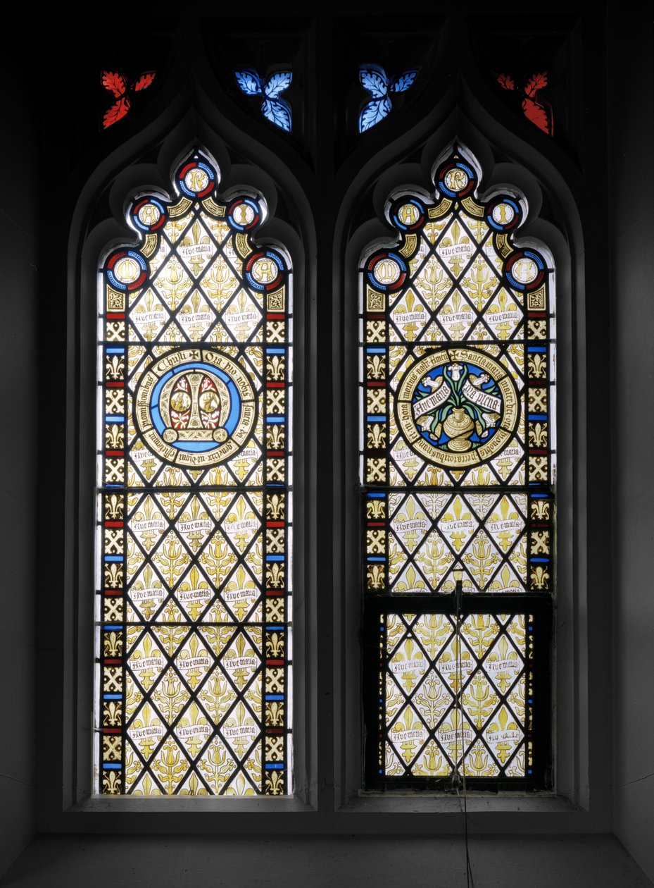 نافذة الجدار الشمالي ، 1841 (زجاج ملون) بواسطة Augustus Welby Northmore Pugin