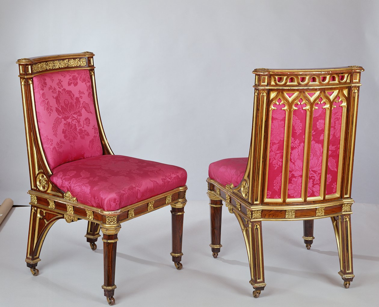 Pair of Chairs, made by Morel and Seddon بواسطة Augustus Welby Northmore Pugin