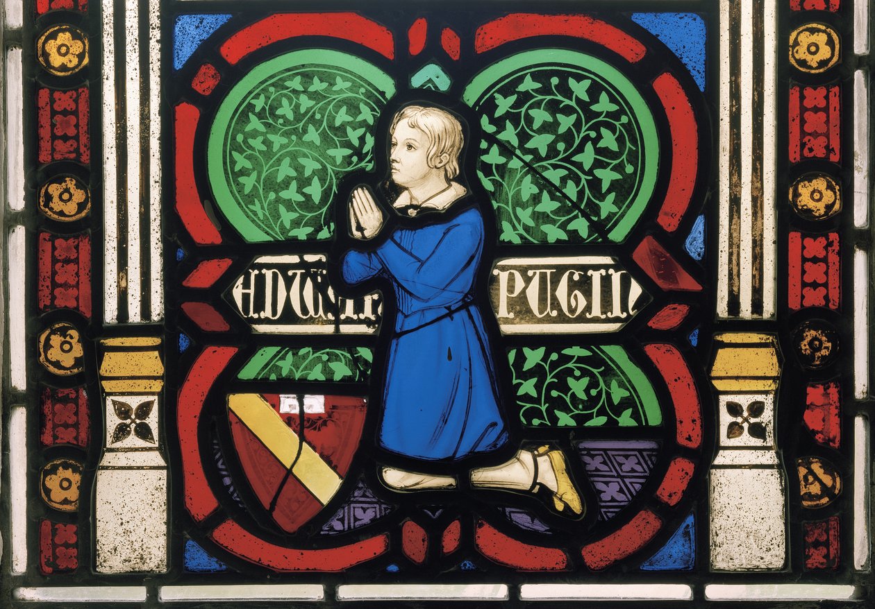 Pugins الابن الأكبر إدوارد ، نافذة الكنيسة ، c.1844 (زجاج ملون) بواسطة Augustus Welby Northmore Pugin