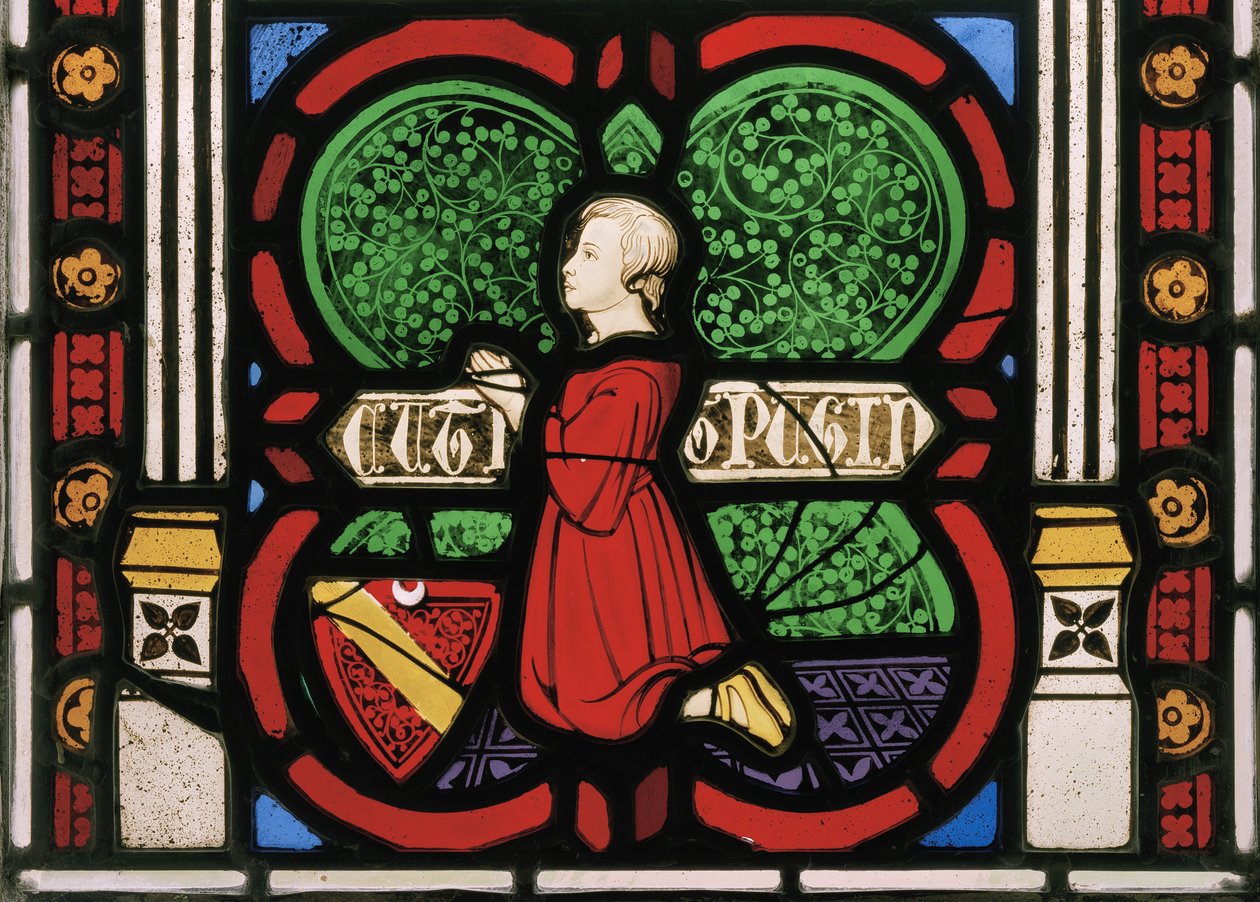 Pugins الثاني الابن كوثبرت ، نافذة الكنيسة ، 1844 (زجاج ملون) بواسطة Augustus Welby Northmore Pugin