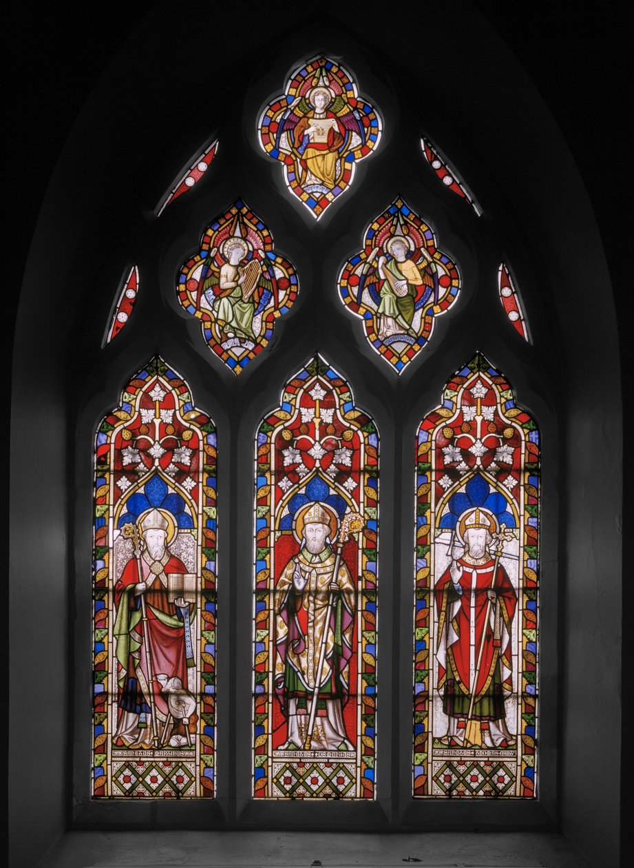 سانت أوسموند وسانت توماس ، 1848 (زجاج ملون) بواسطة Augustus Welby Northmore Pugin