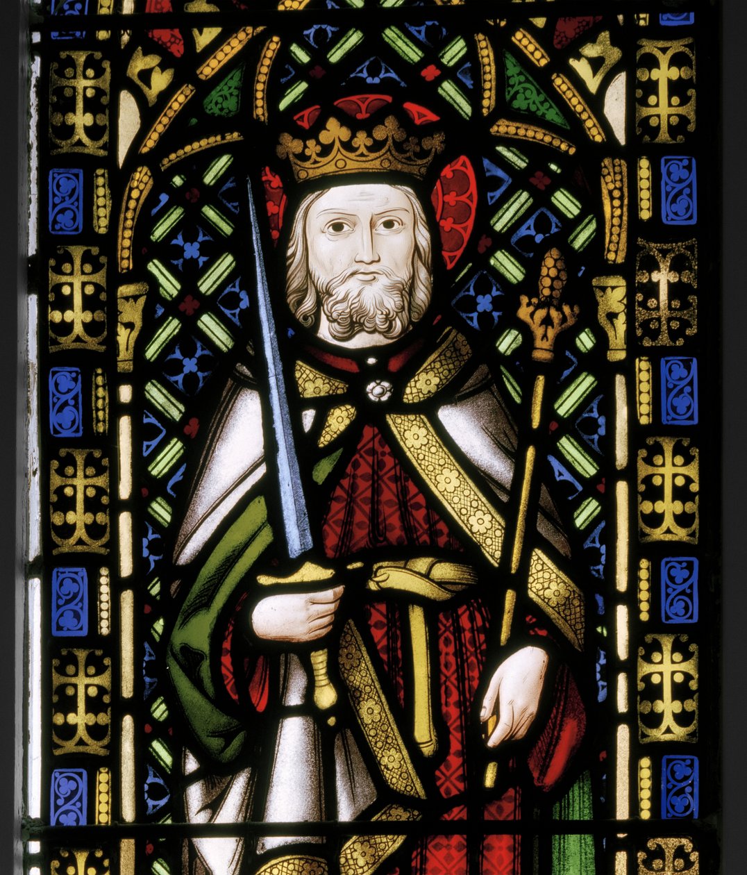 سانت أوزوالد ، 1846 (زجاج ملون) بواسطة Augustus Welby Northmore Pugin