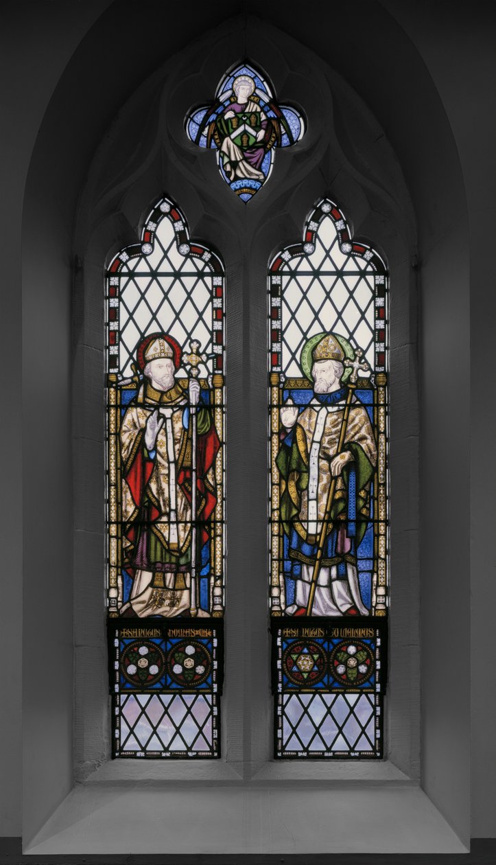 سانت توماس وسانت جوليلموس ، 1848 (زجاج ملون) بواسطة Augustus Welby Northmore Pugin