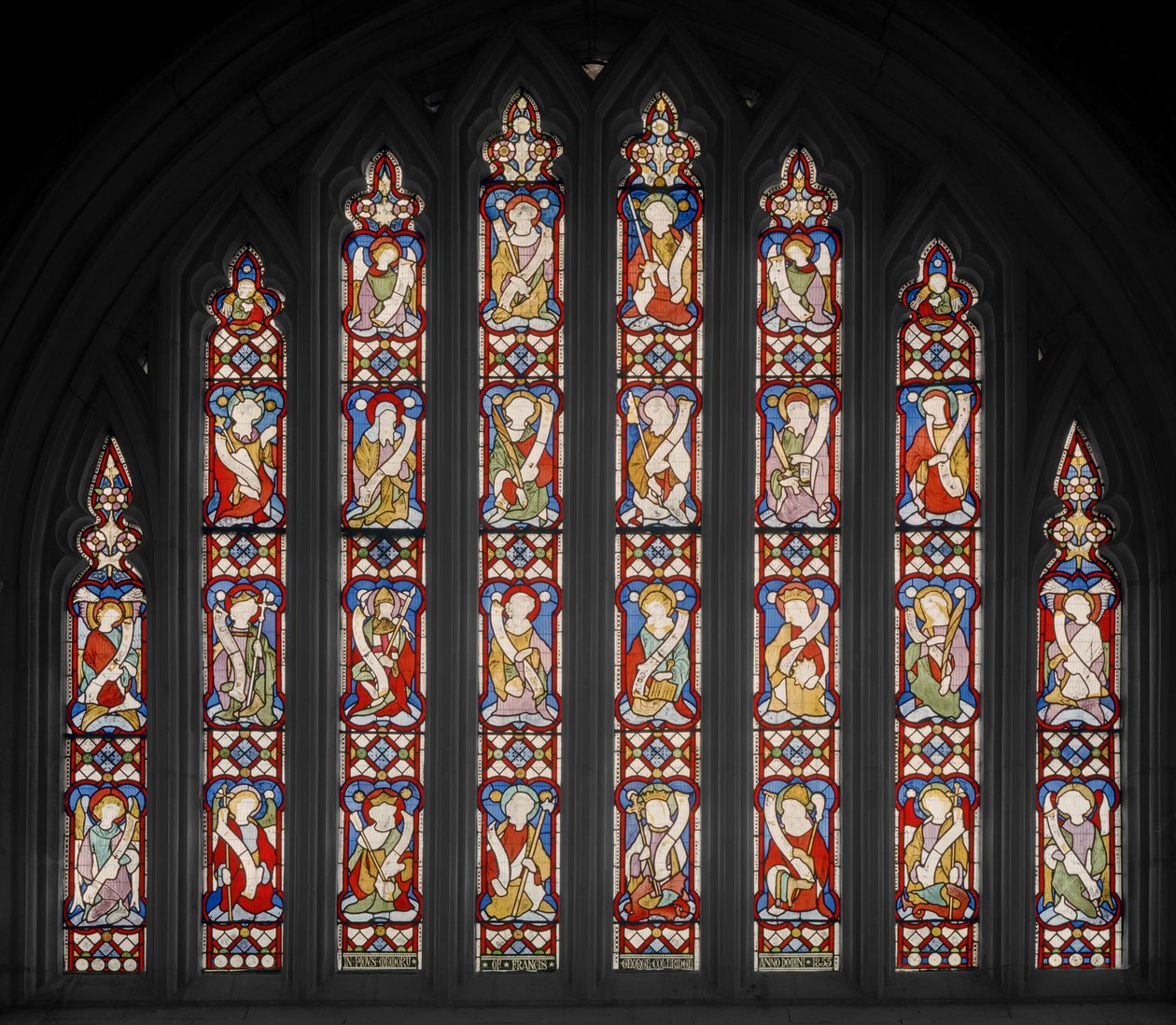 تي ديوم ، 1850 (زجاج ملون) بواسطة Augustus Welby Northmore Pugin