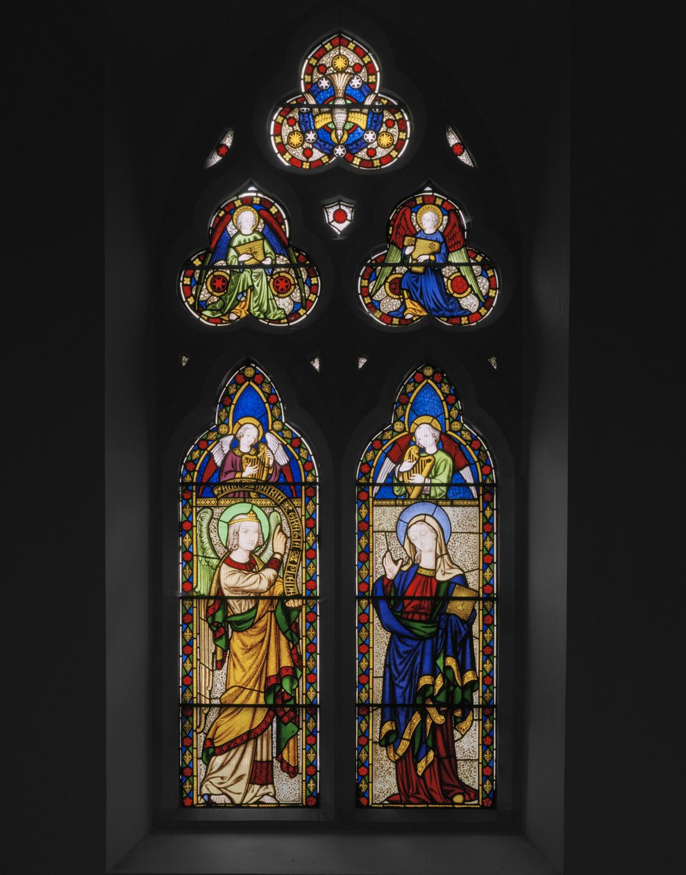 البشارة ، 1846 (زجاج ملون) بواسطة Augustus Welby Northmore Pugin
