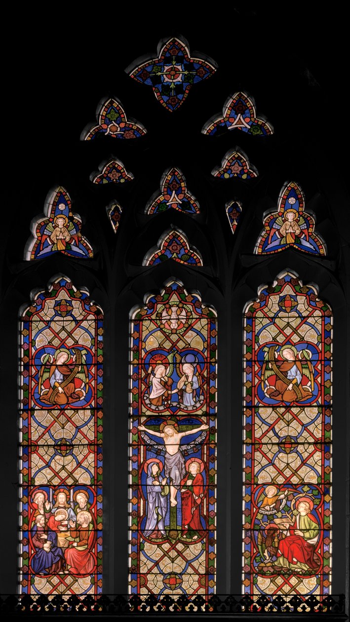 الصلب ، 1849 (زجاج ملون) بواسطة Augustus Welby Northmore Pugin