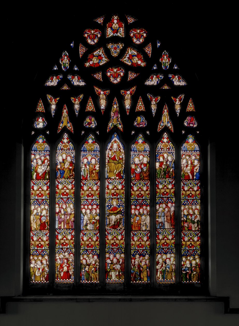 انتصار الكنيسة ، 1884 (زجاج ملون) بواسطة Augustus Welby Northmore Pugin