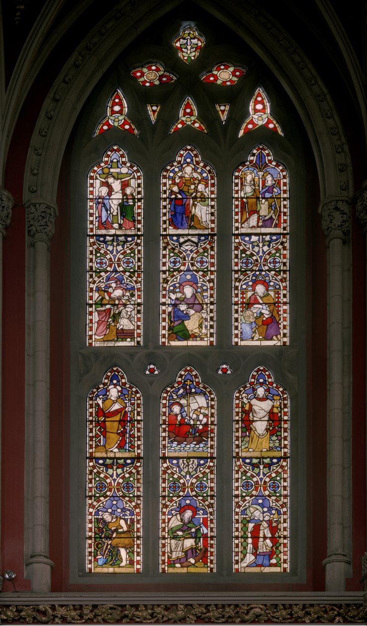 أنواع مقاومة للنوع ، 1846 (زجاج ملون) بواسطة Augustus Welby Northmore Pugin