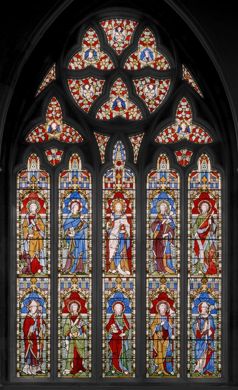 النافذة الغربية (زجاج ملون) بواسطة Augustus Welby Northmore Pugin