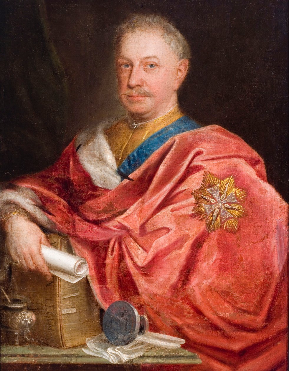 صورة جان فريديريك سابيها (1680-1751) بواسطة أوغسطين ميريس