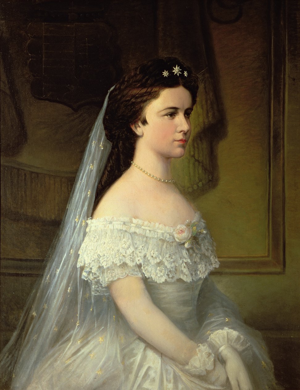 إليزابيث بافاريا (1837-1898) ، إمبراطورة النمسا بواسطة المدرسة النمساوية