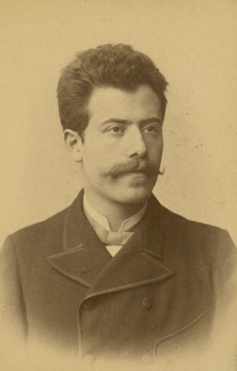 غوستاف ماهلر ، 1884 بواسطة مصور نمساوي