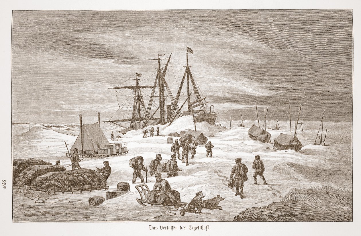 ترك Tegetthoff ، 1876 بواسطة المدرسة النمساوية