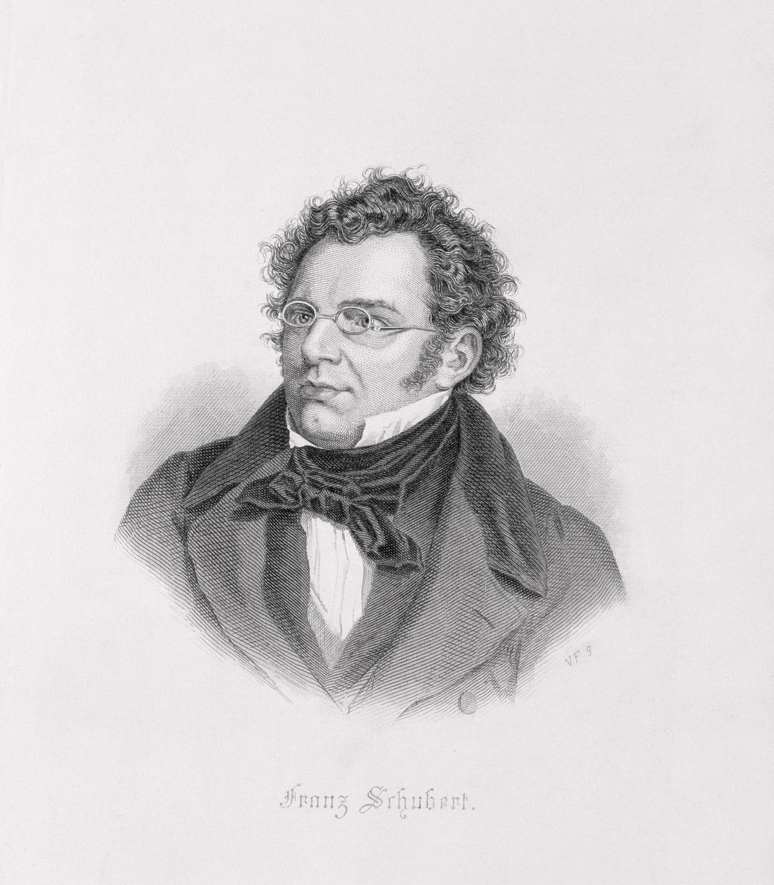 صورة فرانز شوبرت (1768-1827) بواسطة المدرسة النمساوية