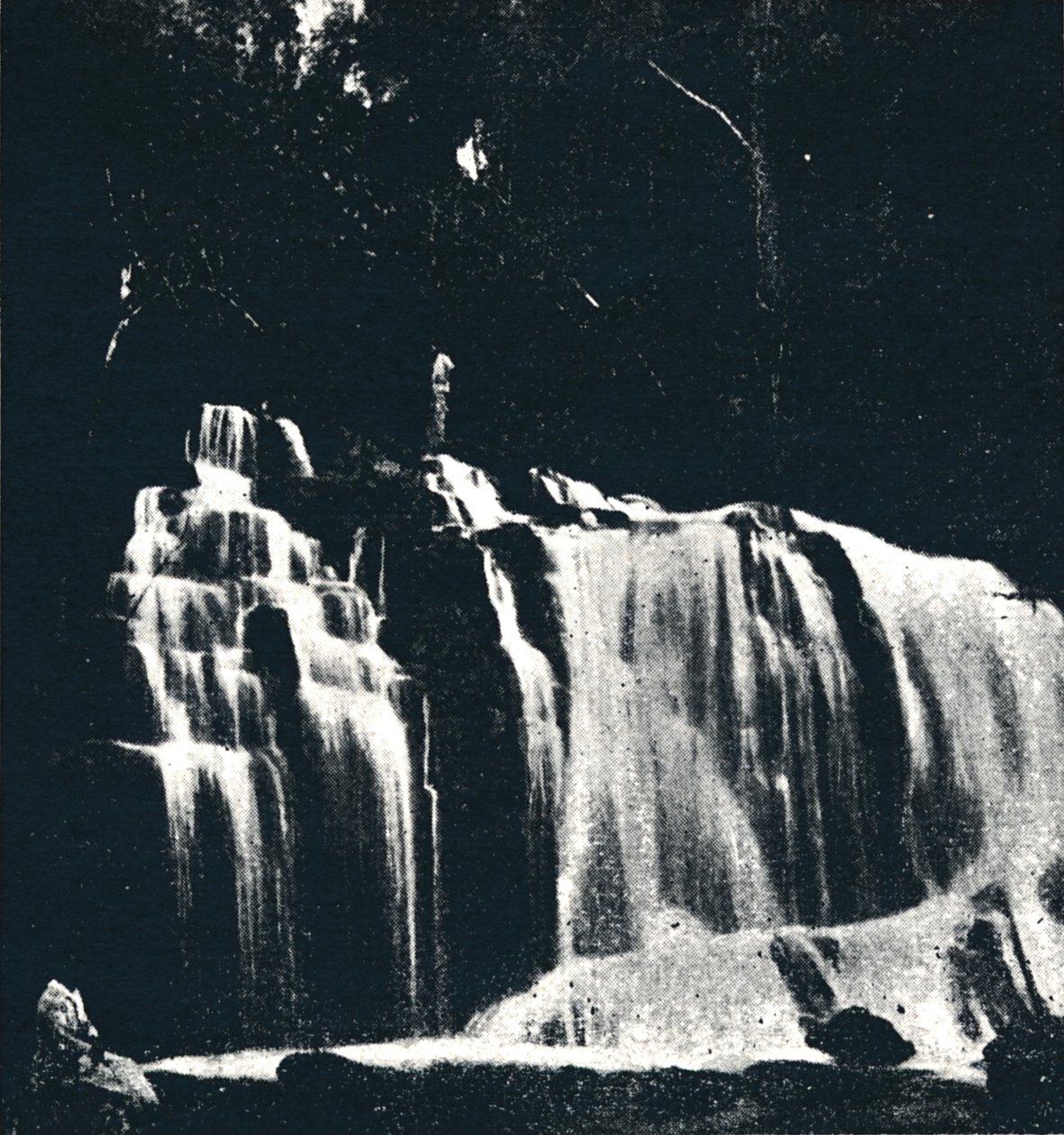 شلال على نهر جولدن لينكو ، 1895 بواسطة أكسل فريك
