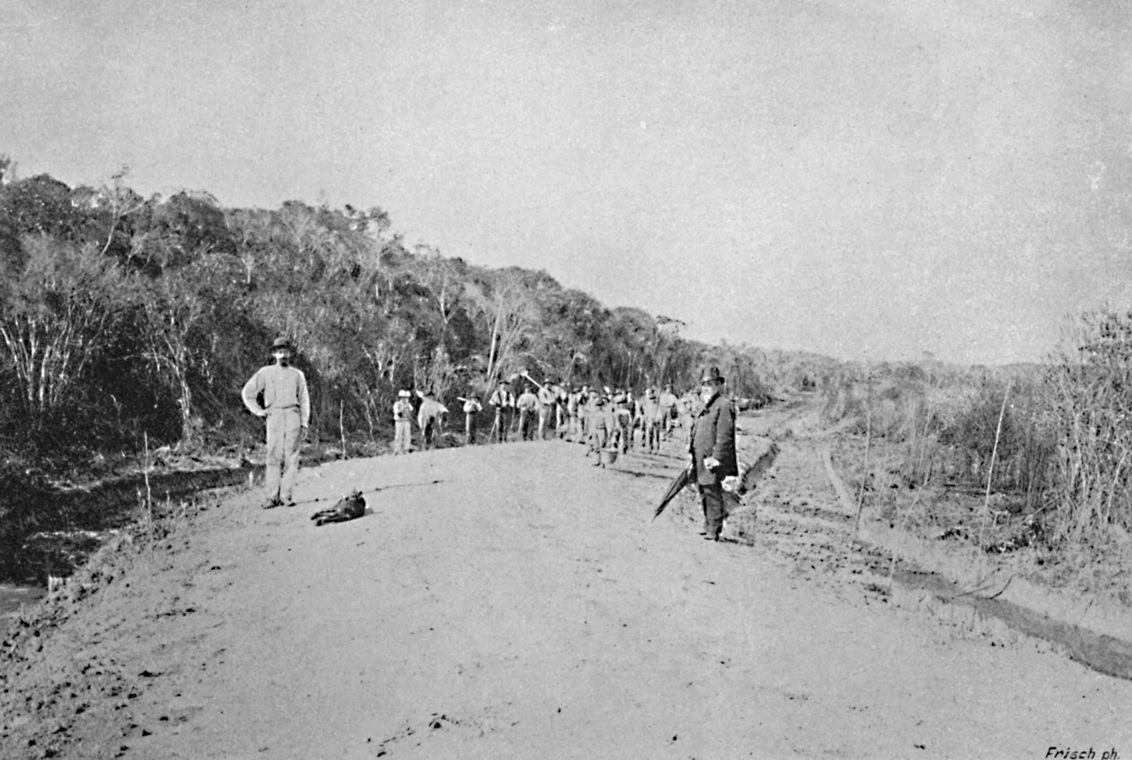 بناء Estrada de Rodagem S. Bernardo ، 1895 بواسطة أكسل فريك