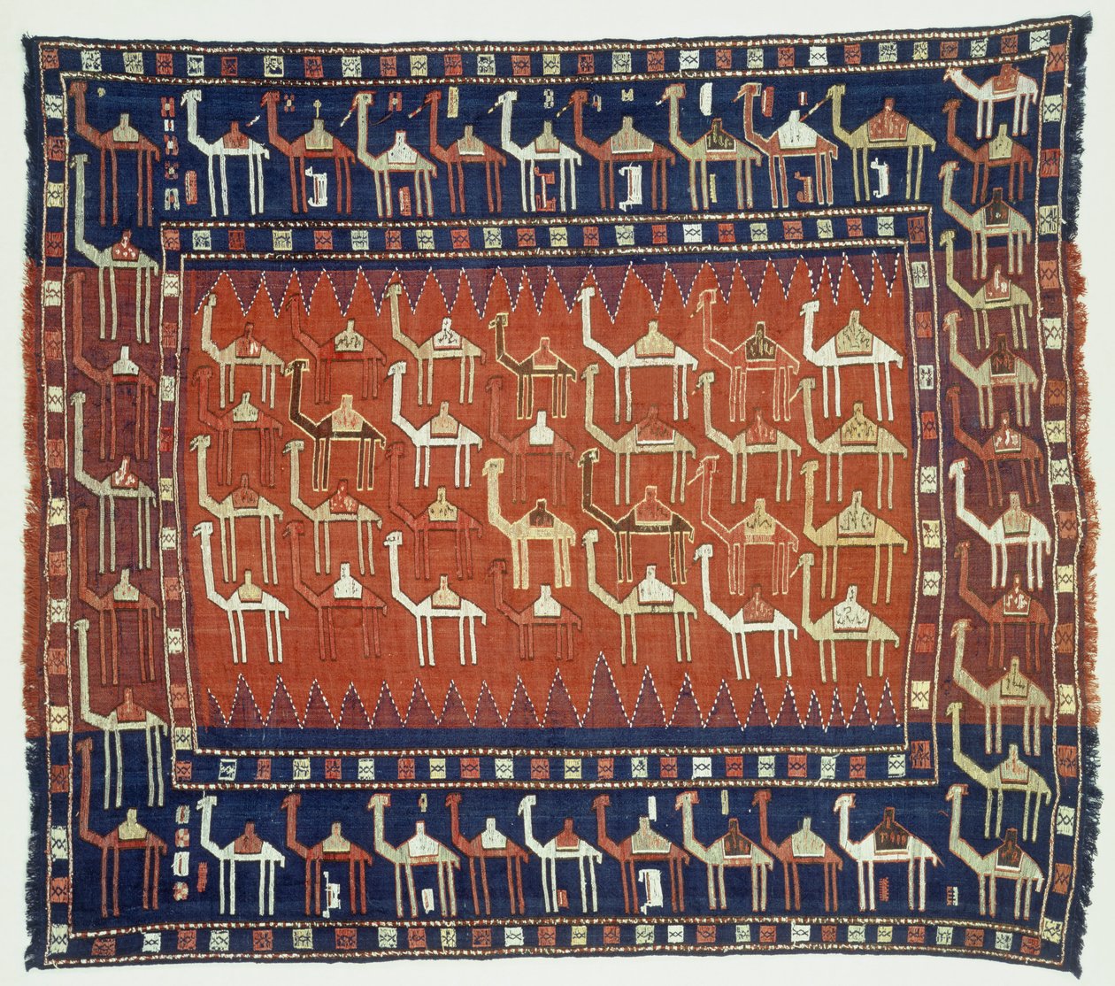 Kilim Shadda carpet بواسطة المدرسة الأذربيجانية