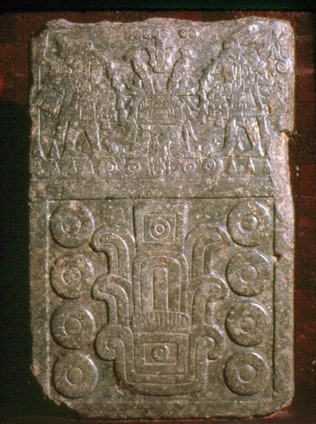 لوحة العد Tenochtitlan ، عمدة المعبد بواسطة ازتيك