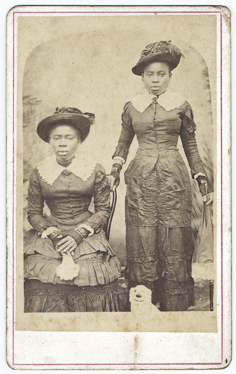 صورة مزدوجة ، 1880 (طباعة زخرفية) بواسطة BJ Kuofi