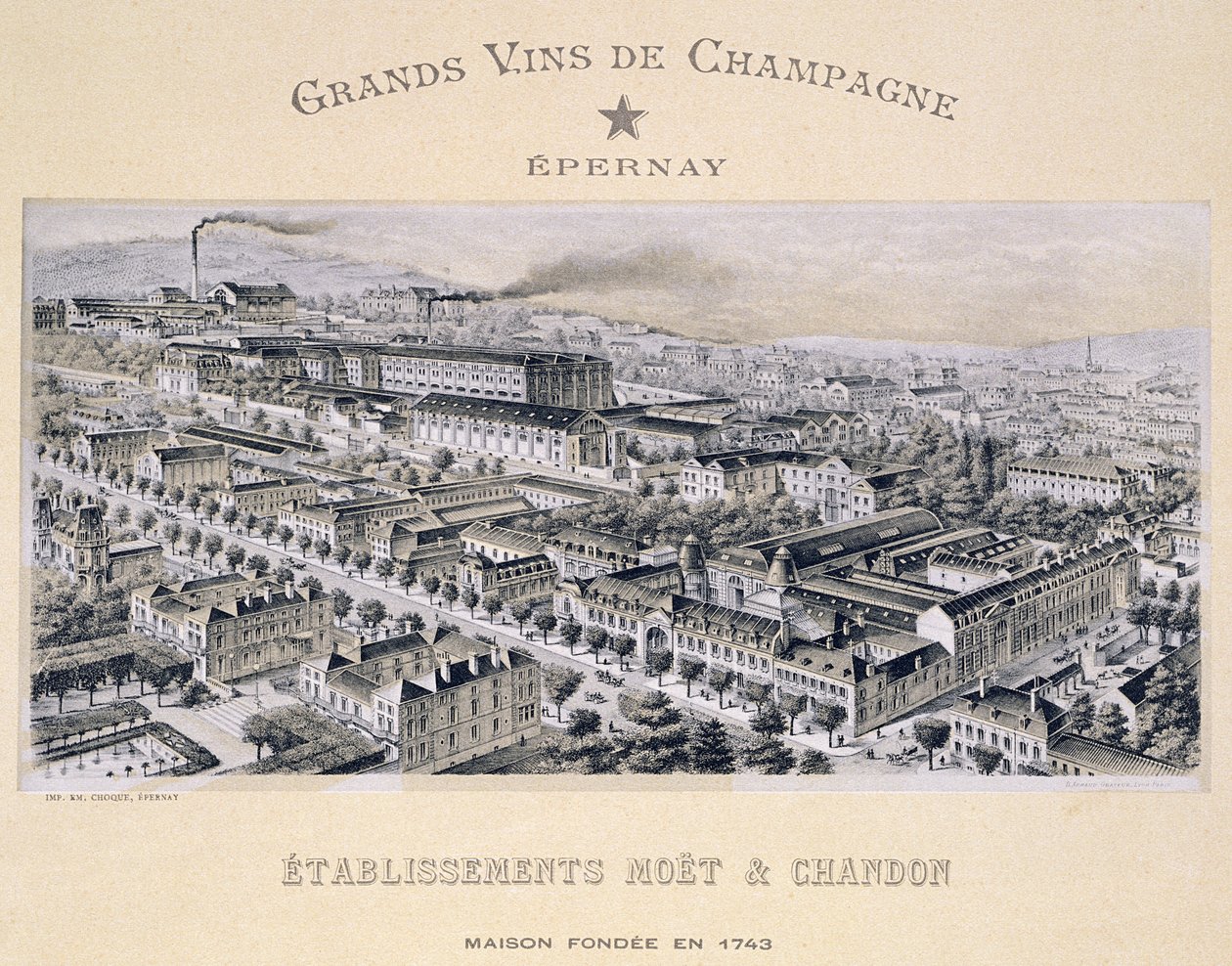 شركة Moet & Chandon ، Epernay ، من La France Vinicole ، نشرتها Moet & Chandon بواسطة أرنود