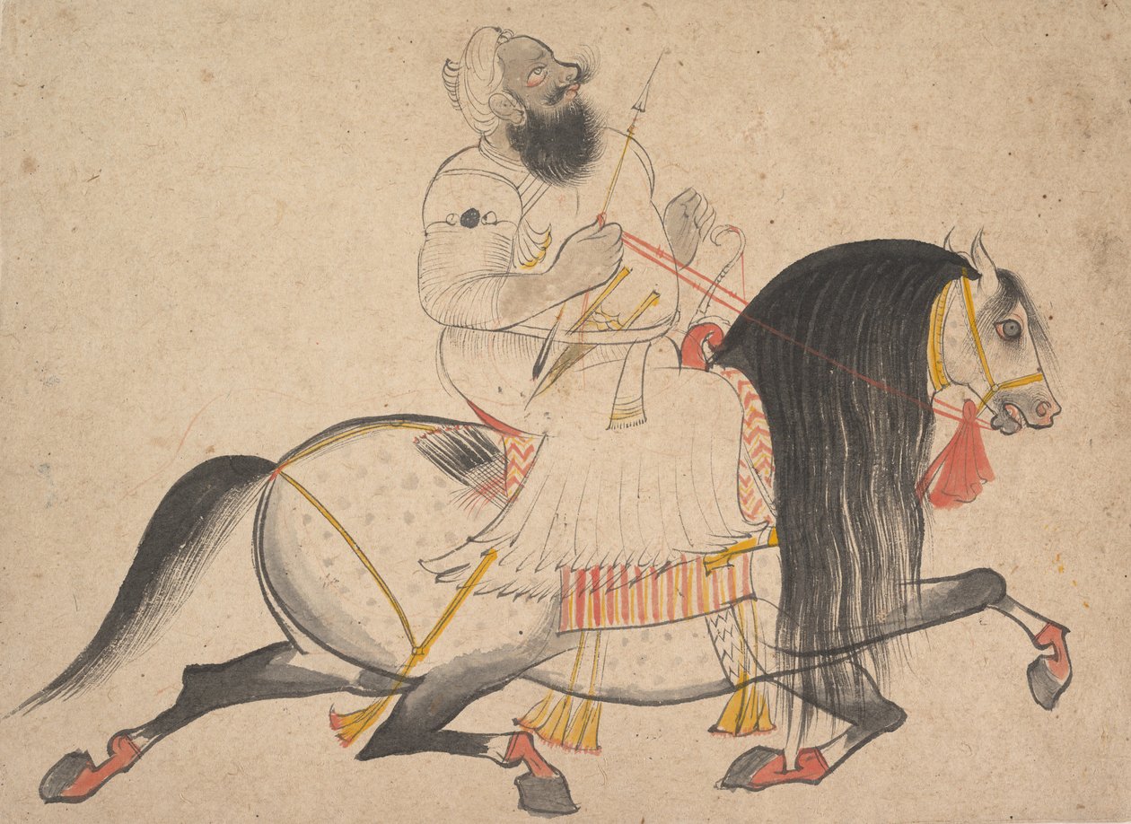 صورة الفروسية لنبيل ، كاليفورنيا. 1775. بواسطة بختا