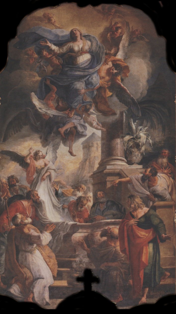 مذبح مرتفع: صعود مريم بواسطة Balthasar Augustin Albrecht