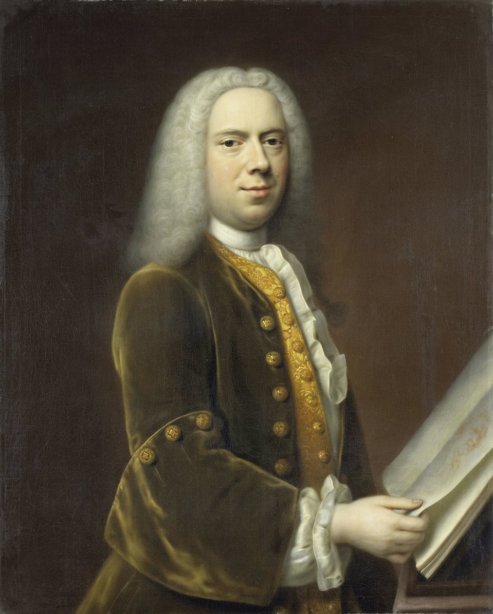 صورة لرجل ، ربما كورنيليس تروست (1696-1750) بواسطة بالتازار دينر