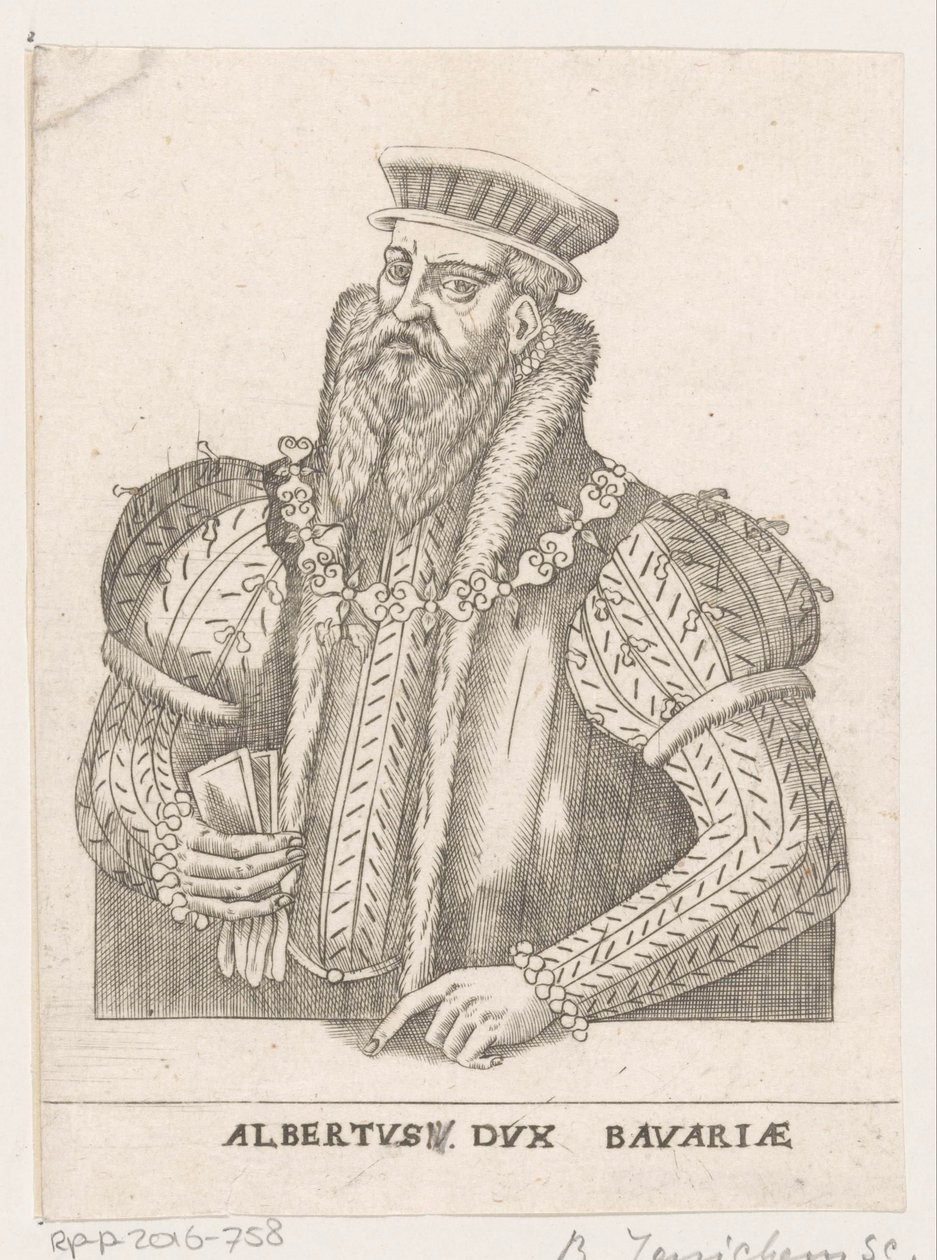 صورة لألبريشت الخامس ، دوق بافاريا بواسطة Balthasar Jenichen