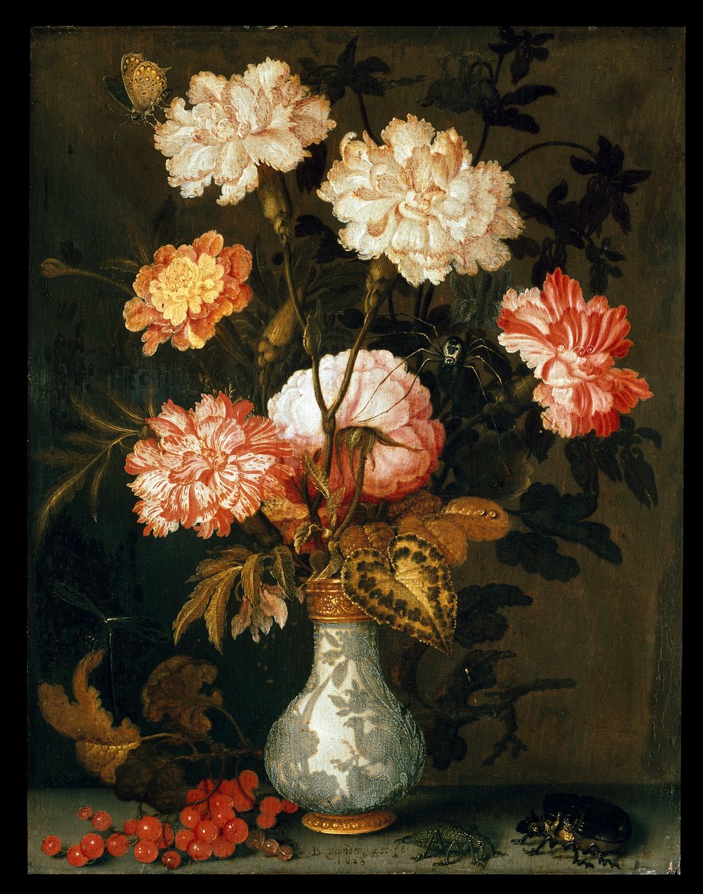 مزهرية من الزهور ، ١٦٢٠-١٦٢٩ بواسطة Balthasar van der Ast