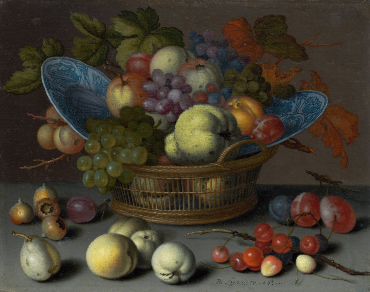 سلة فواكه ، ج. 1622. بواسطة Balthasar van der Ast