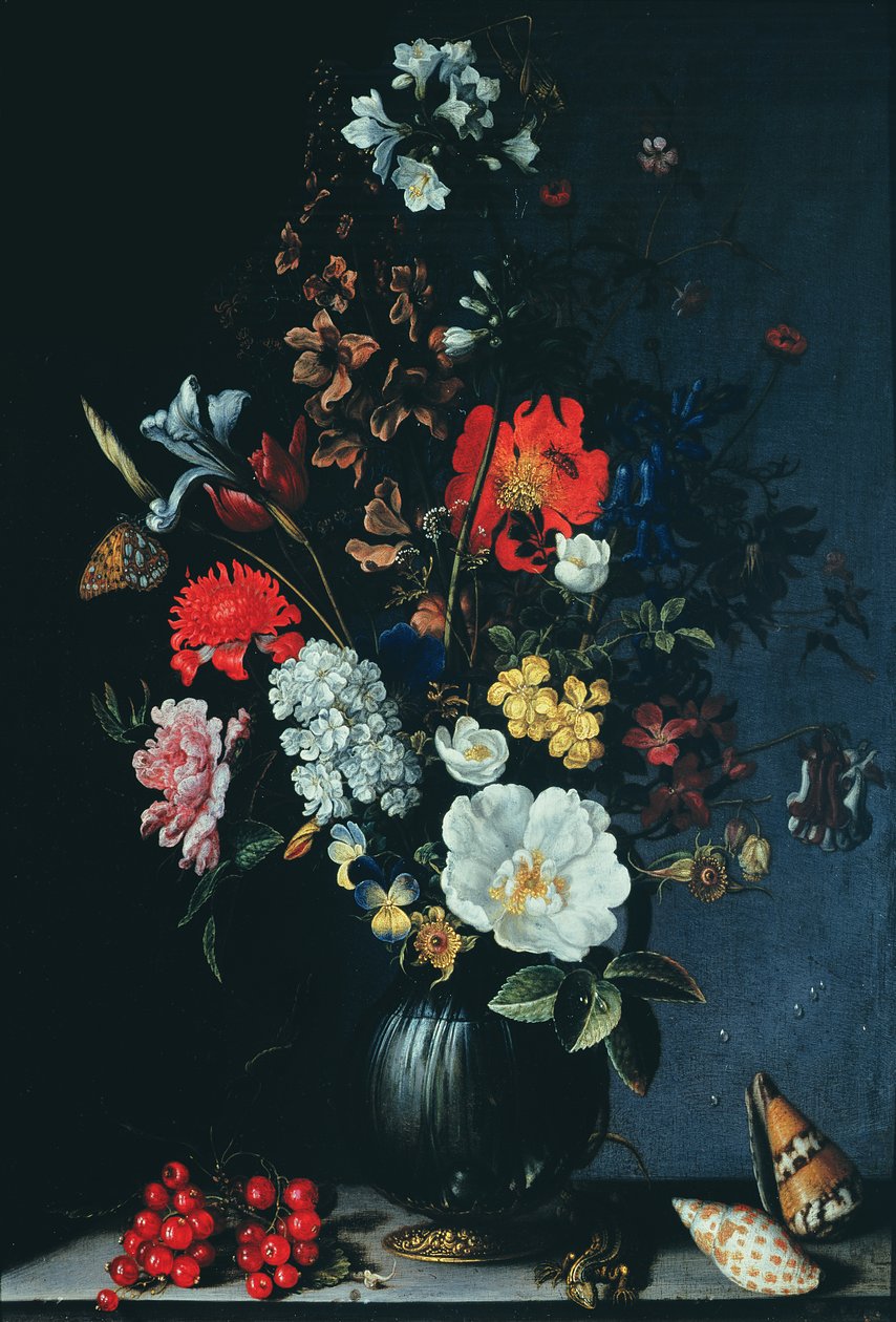 لا تزال الحياة مع الزهور بواسطة Balthasar van der Ast