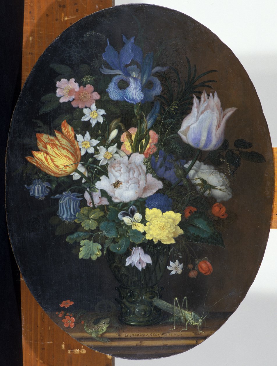 لا تزال الحياة مع الزهور ، 1622 بواسطة Balthasar van der Ast