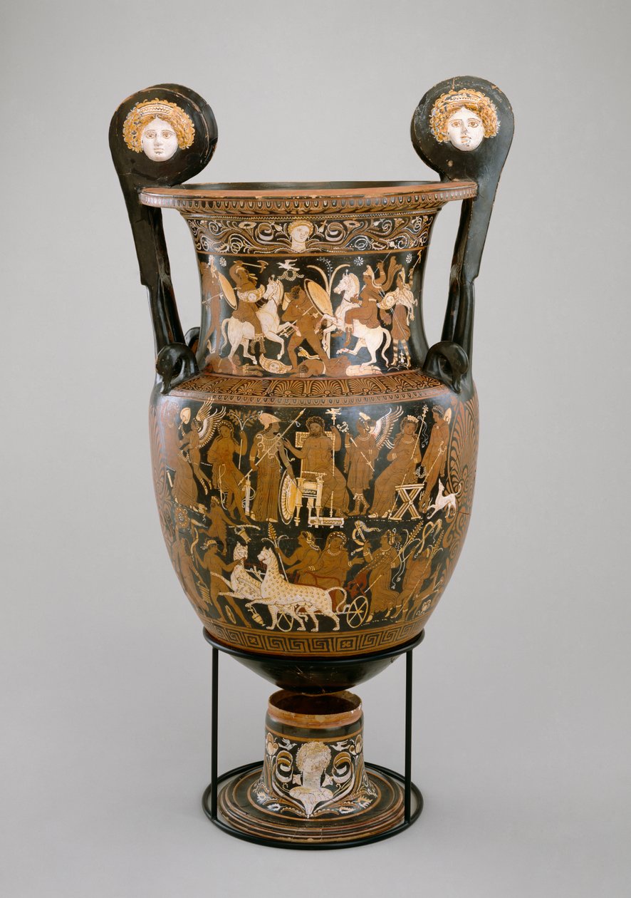 Volute krater ، بوليا ، 320-310 قبل الميلاد (الطين) (انظر أيضًا 321232) بواسطة بالتيمور رسام