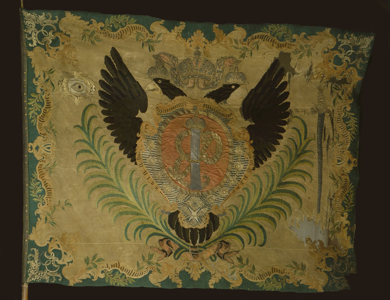 علم فوج Leib-Guard Preobrazhensky ، 1742 بواسطة لافتات وأعلام المعايير