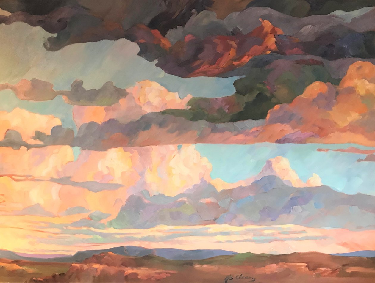 قبل حلول الظلام، حوالي عام 1980-2000 (زيت على قماش) بواسطة 