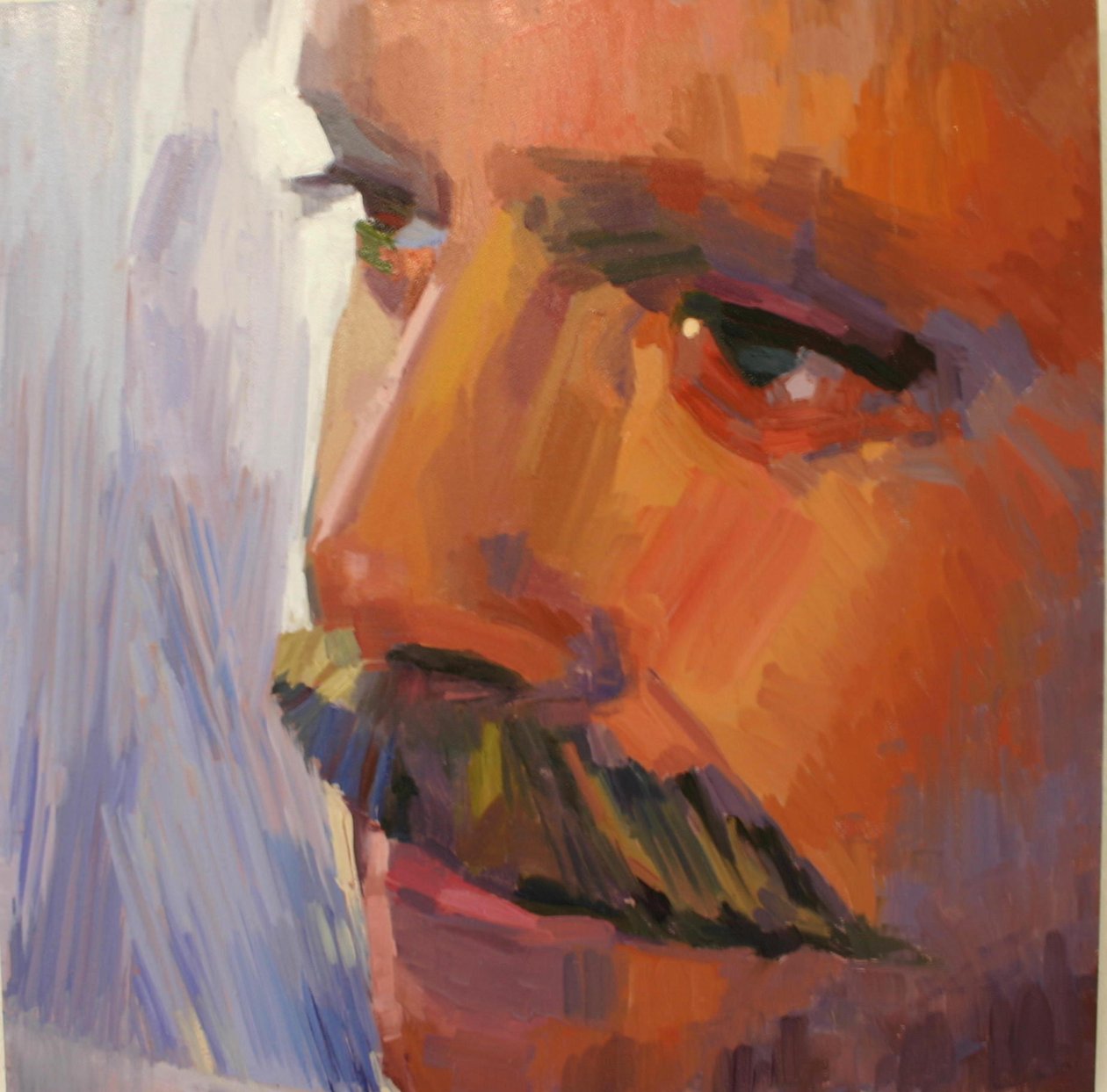 "Eye Am 5" ، 2010 ، زيت على ألومنيوم مطلي بواسطة باربرا هوجويجن