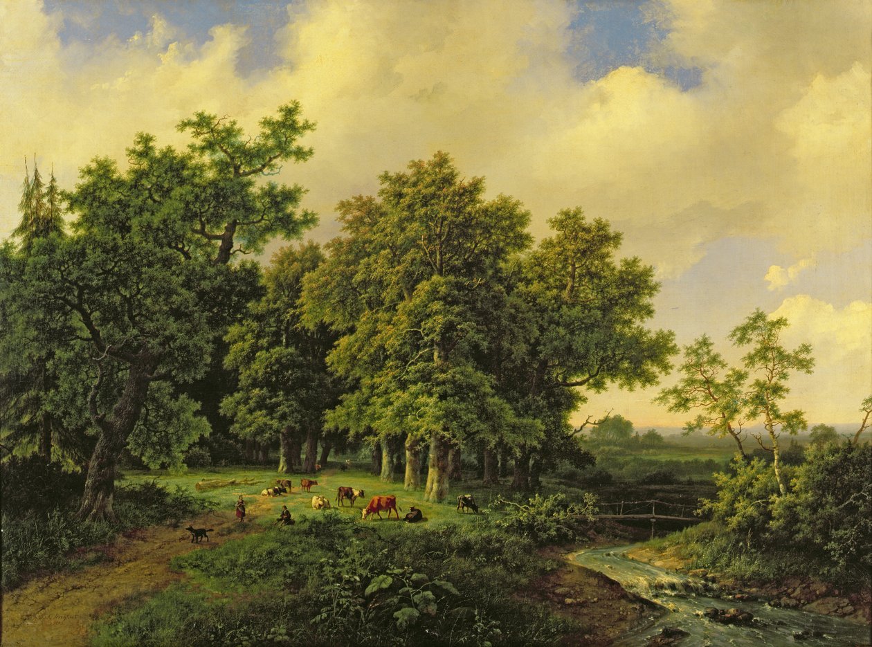 المناظر الطبيعيه بواسطة Barend Cornelis Koekkoek
