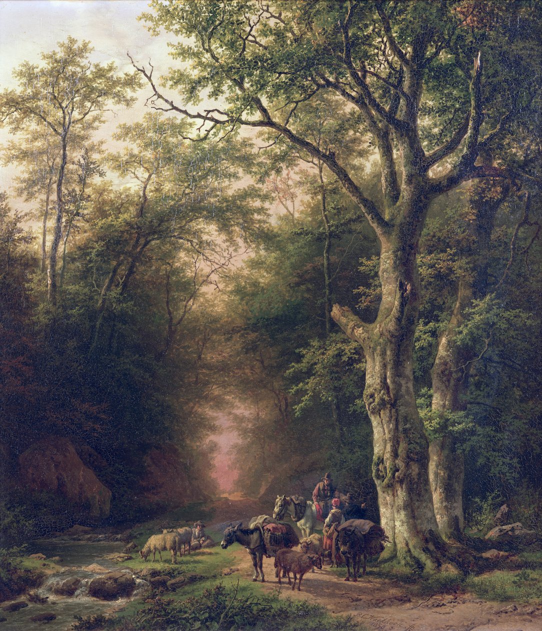 صورة غير معروفة بواسطة Barend Cornelis Koekkoek