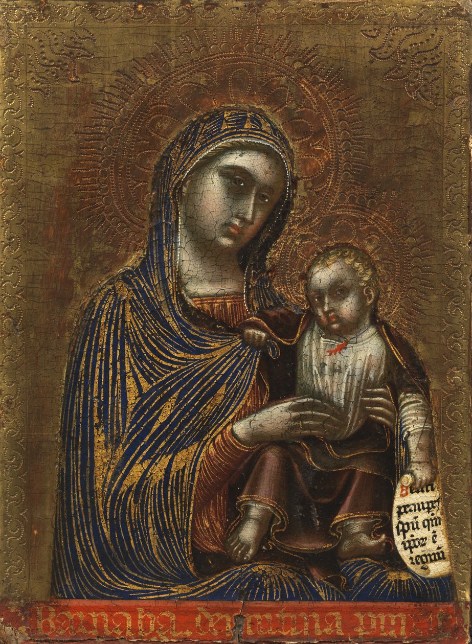 العذراء والطفل ، c.1365-70 بواسطة بارنابا دا مودينا
