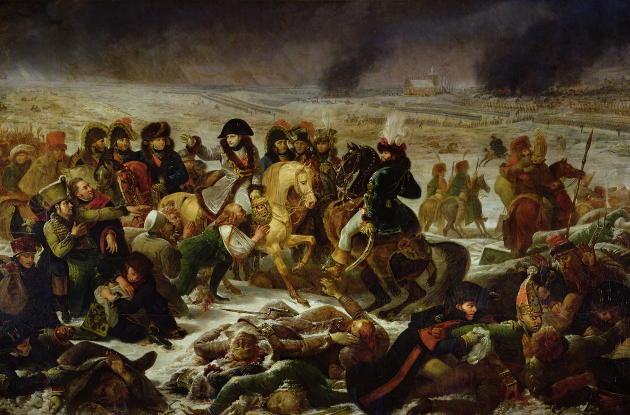 نابليون في ساحة المعركة في إيلاو ، 9 فبراير 1807 ، 1808 بواسطة أنطوان جان جروس