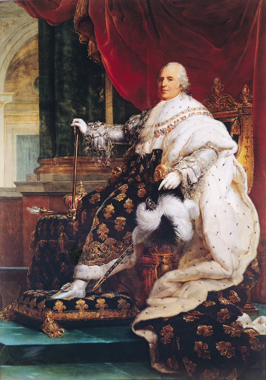 لويس الثامن عشر (1755-1824) بواسطة البارون فرانسوا باسكال سيمون جيرار
