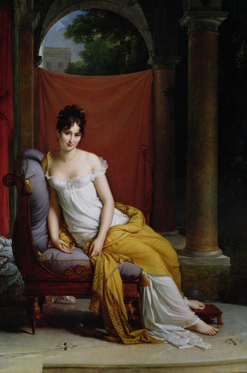 صورة مدام ريكامير (1777-1849) بواسطة البارون فرانسوا باسكال سيمون جيرار